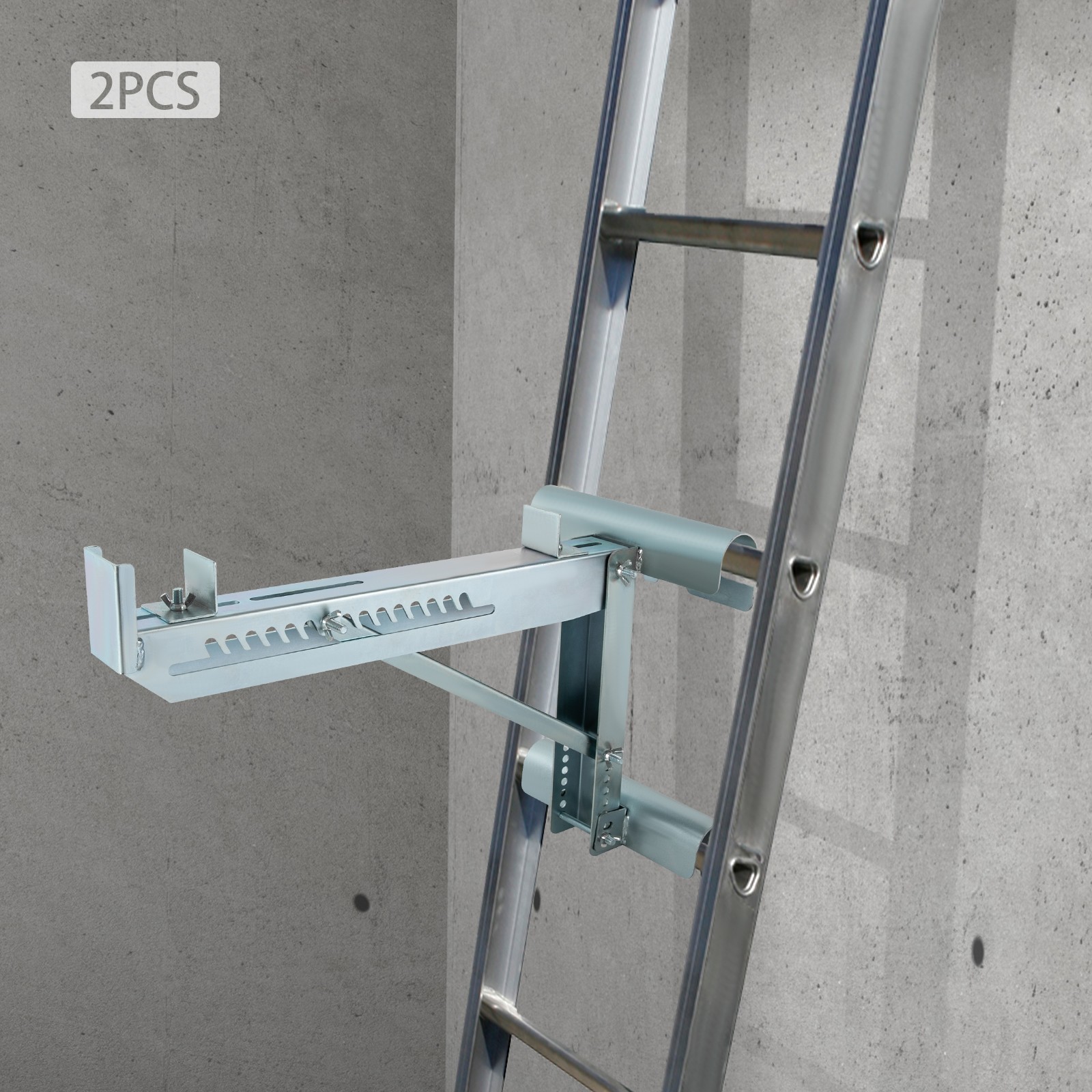 Pair of Heavy Duty Ladder Jacks 661lbs Capacity Scaffolding Bracket 2 Pcs US