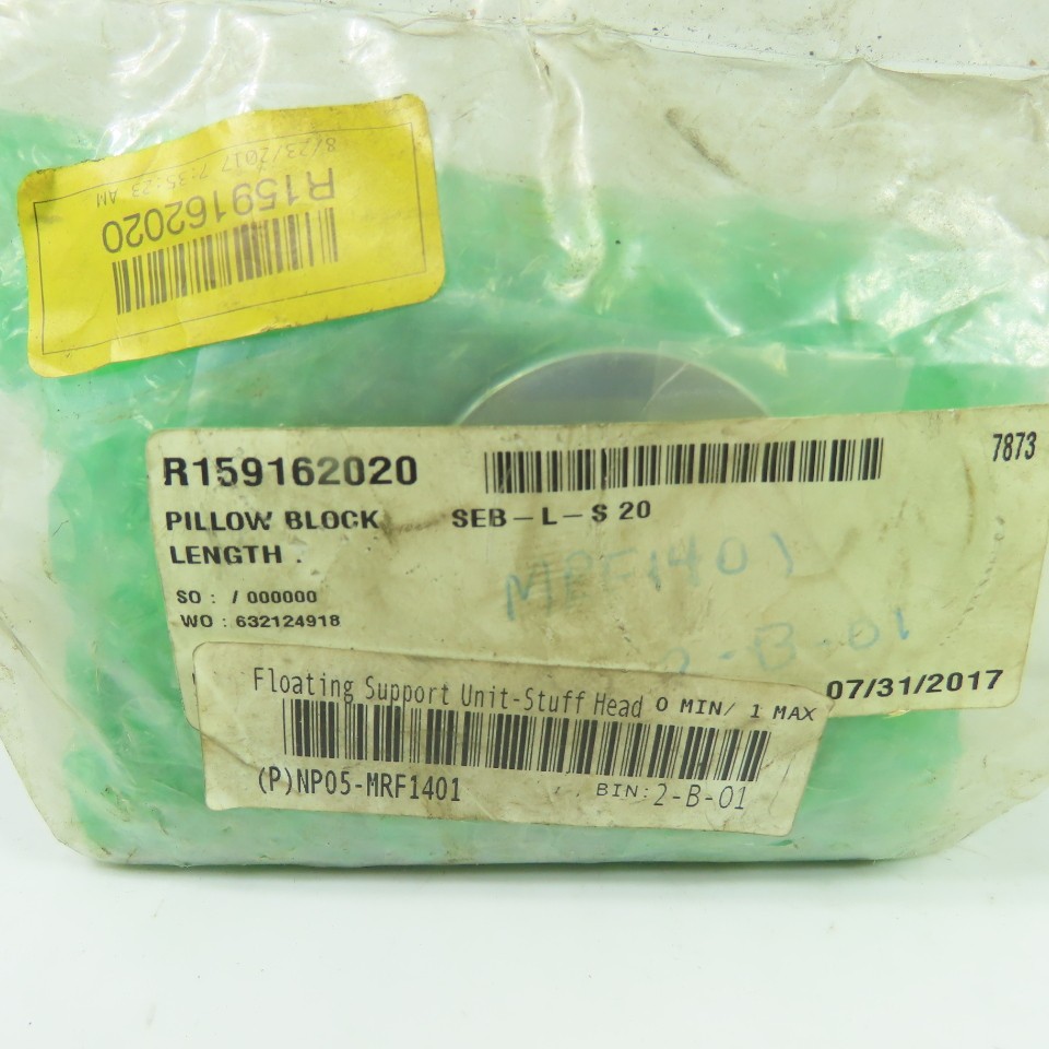 Bosch Rexroth SEB-L-S 20 R159162020 Pillow Block Floating Support Unit
