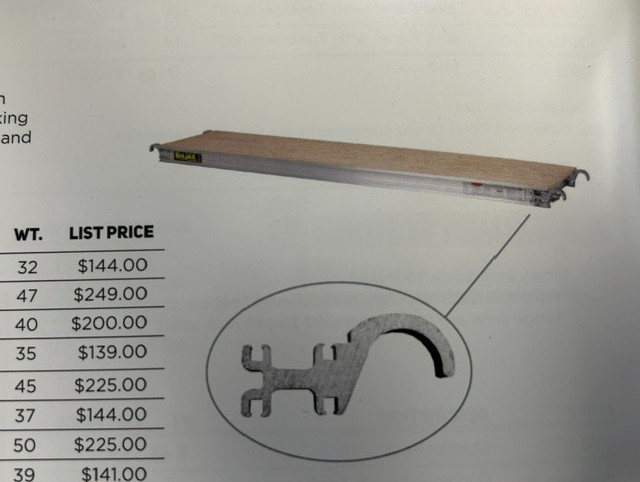 Bil-Jax 0054-130 -4 Replacement Hook Type B Fits On Bil-Jax Tuf N Lite Plank