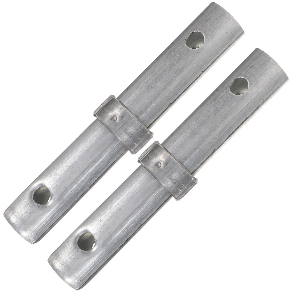 2Pcs Coupling Pin Scaffold Silver Iron Insert Pin with Spring Retainer