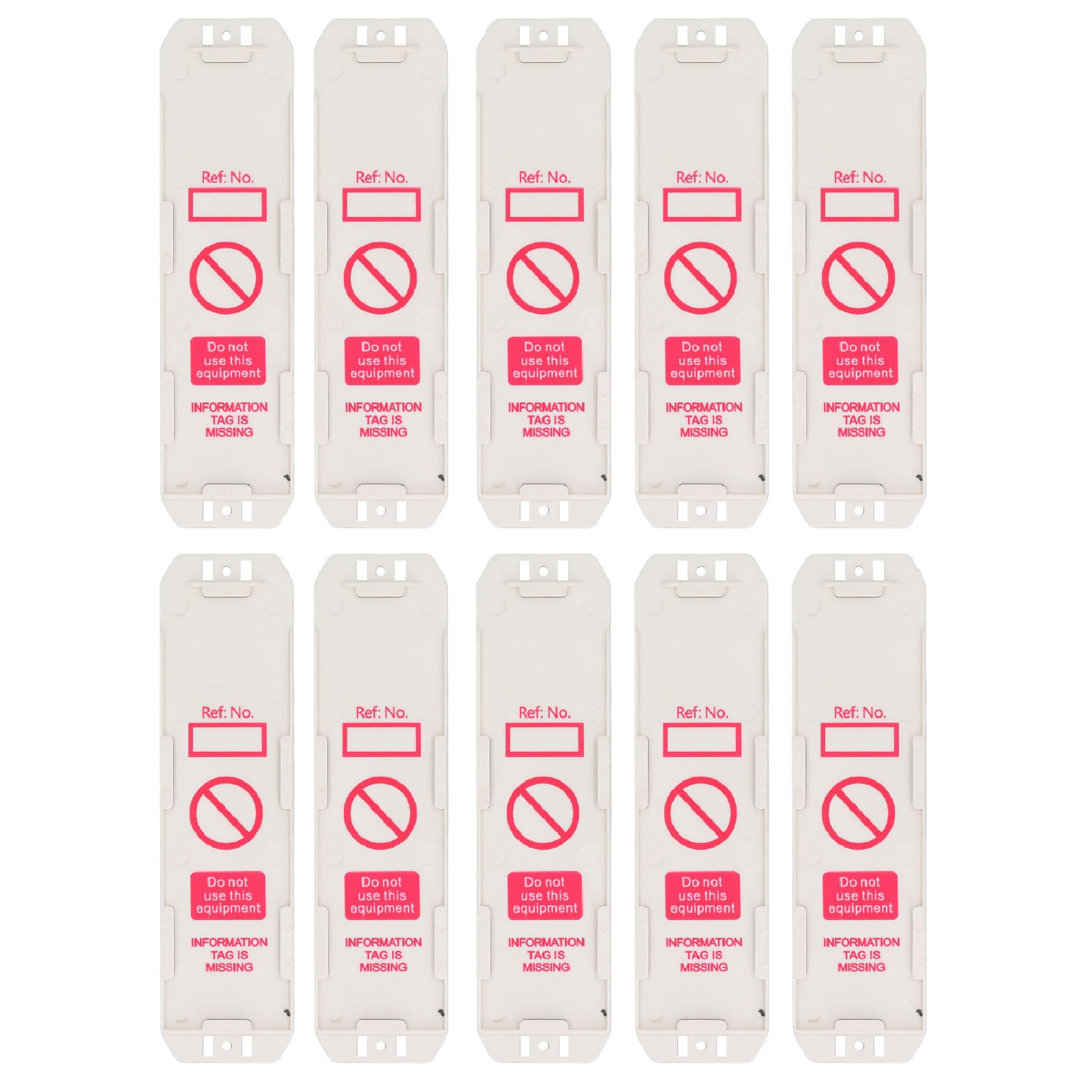 10Pcs Scaffold Tag Holder Durable For Safety Inspection