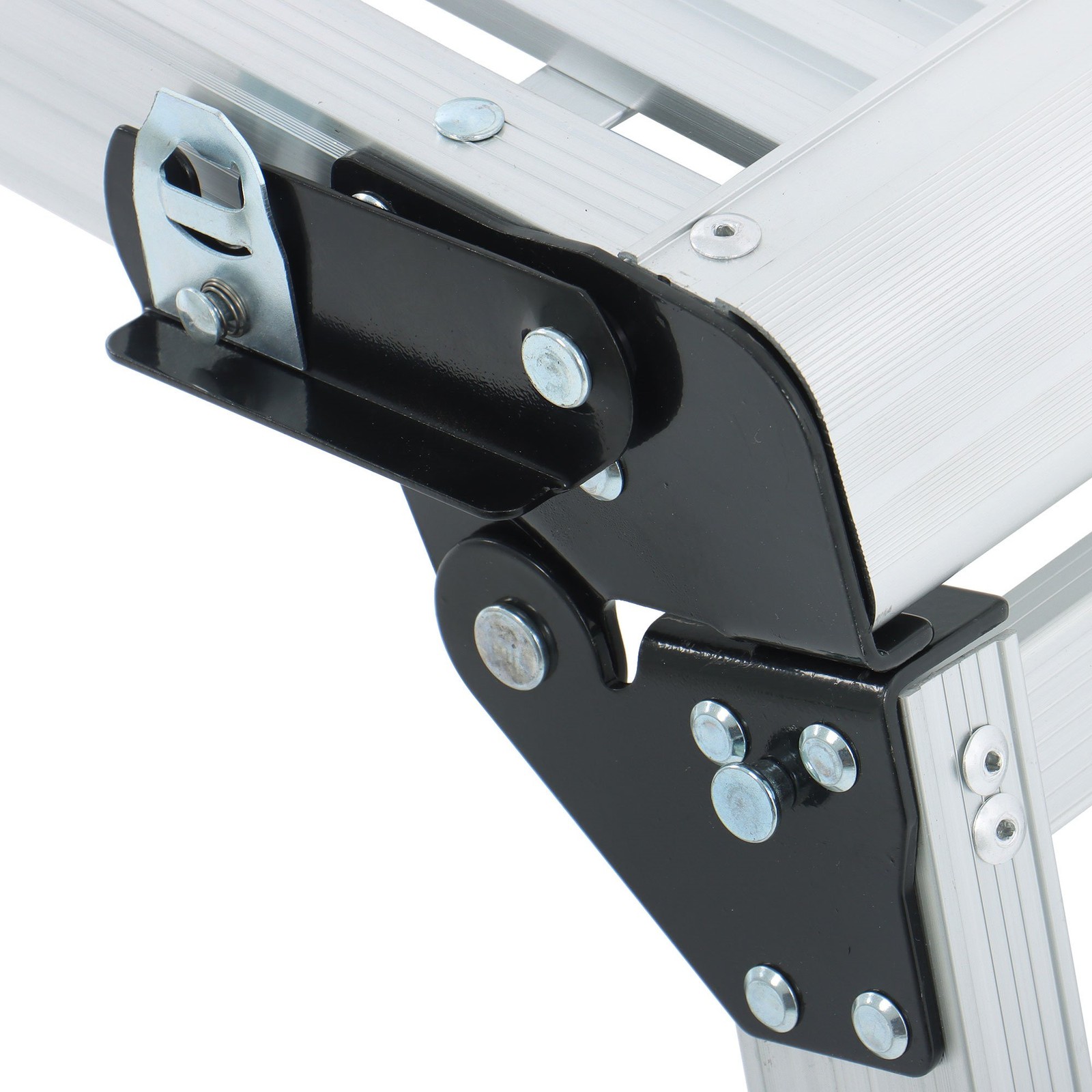 30″ Aluminum Folding Work Platform Drywall Ladder 330 lbs Non-slip Bench