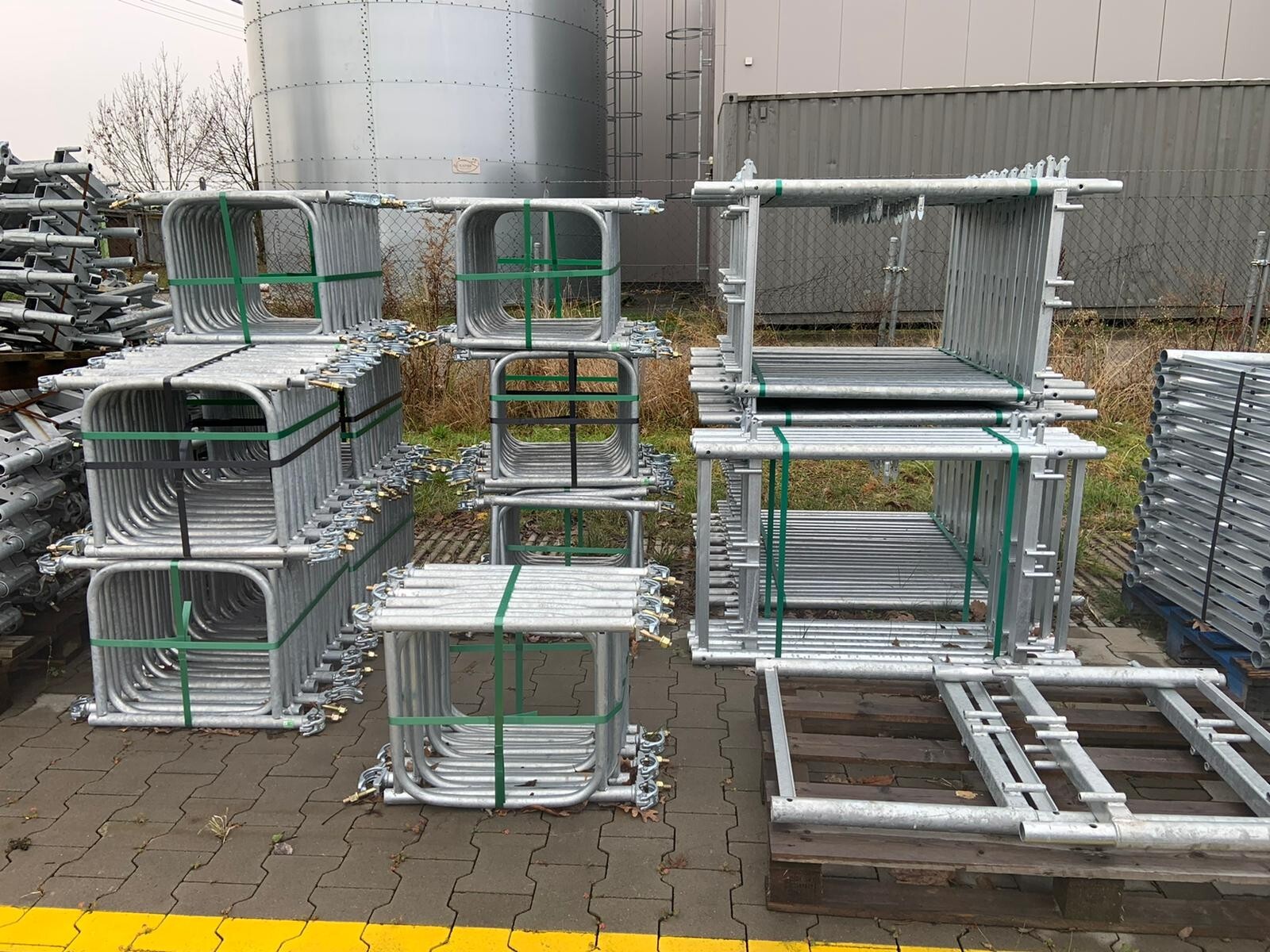 Scaffolding system set for facade 141 m2 wooden floor 2.5 m scaff 74 free shi…