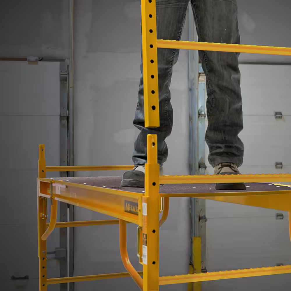 Safeclimb 6 Ft. Baker Scaffold with Platform and Included Trap Door, 1250 Lbs. L