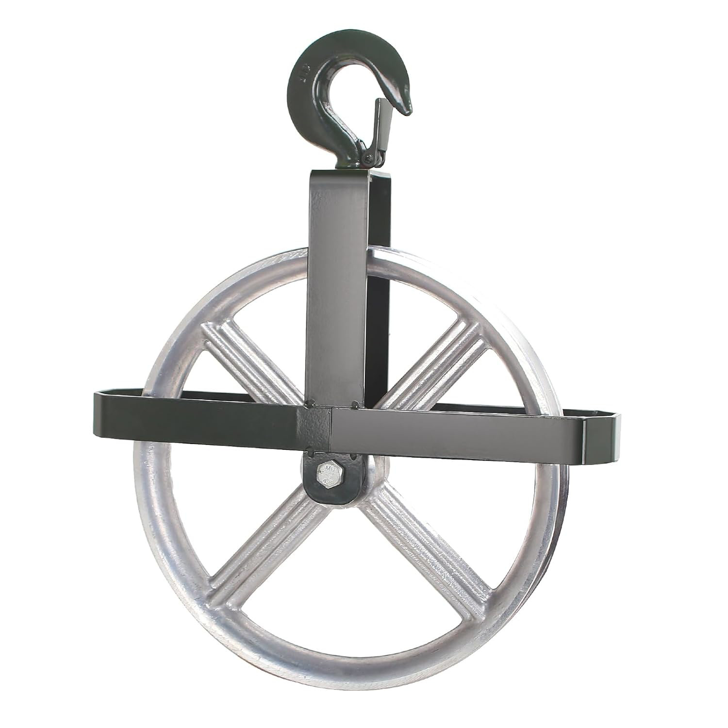 POPMOON Scaffold Hoist Pulley 12″ Scaffolding Wheels Aluminum Pul