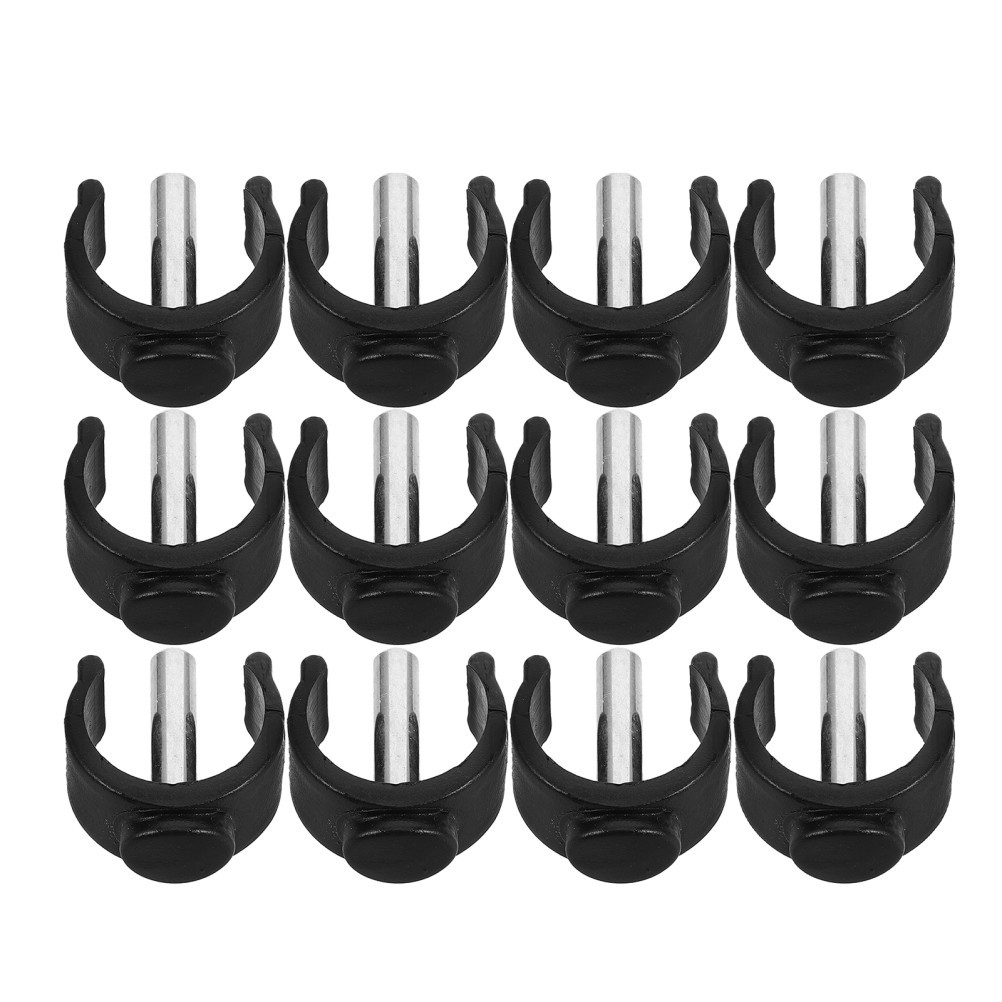 12Pcs ABS Steel C Clamp Set for Walking Cane Repair and Stability Locks