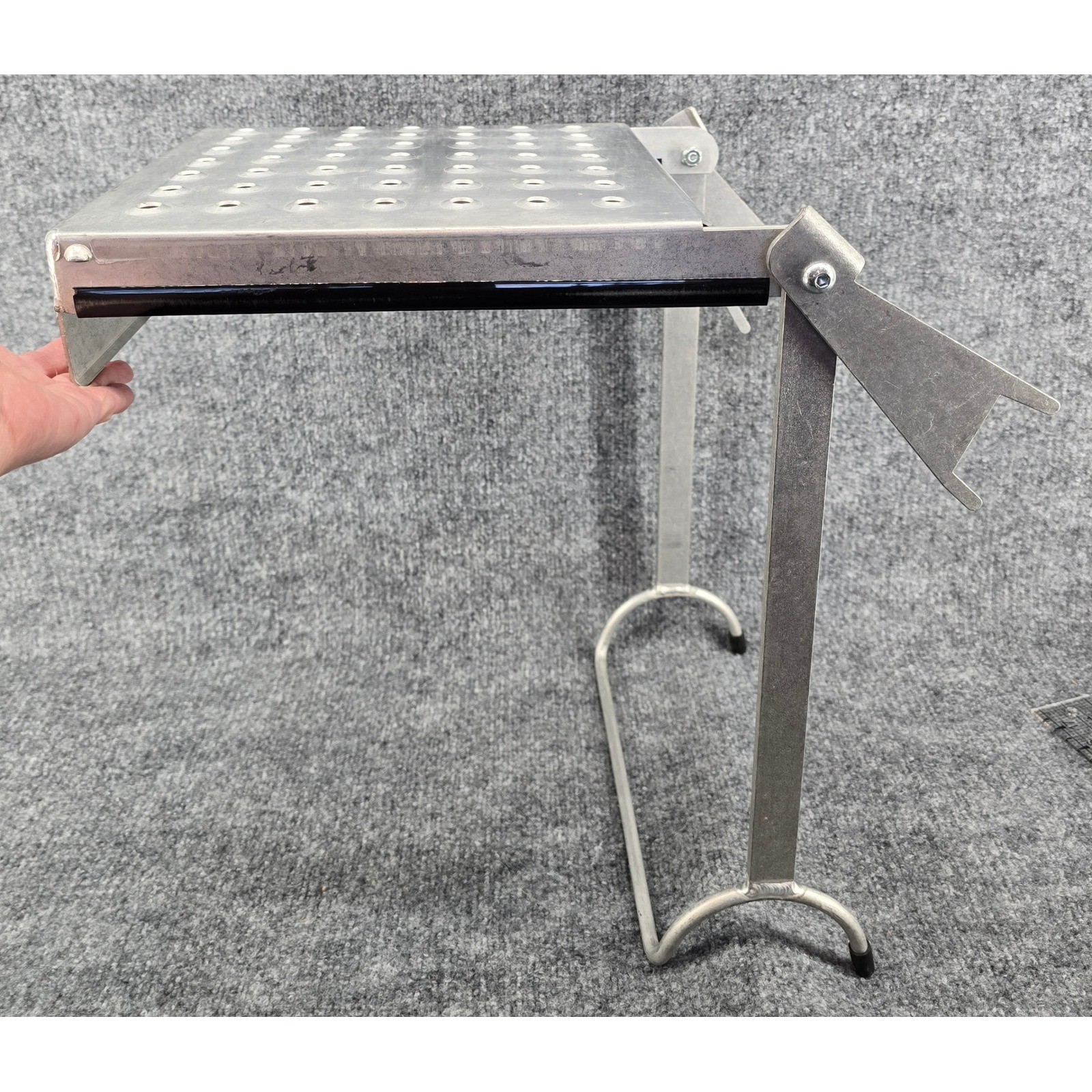 Little Giant Work Platform Ladder Accessory 10104 Silver Aluminum Folding Tray