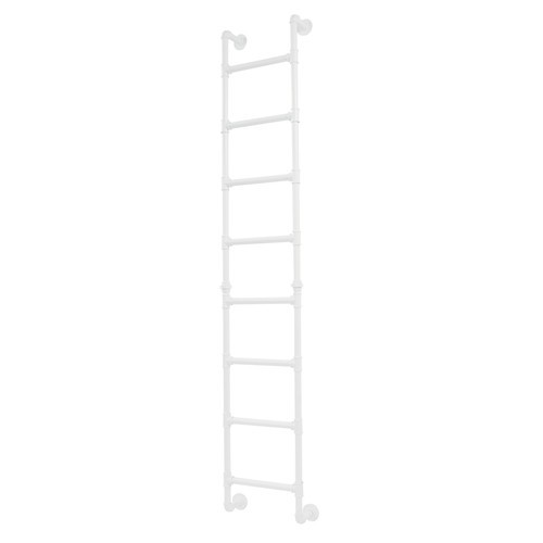 8-Step Ladder Bunk Bed Attic Ladder High Loft Attic Step Ladders Wall-mounted