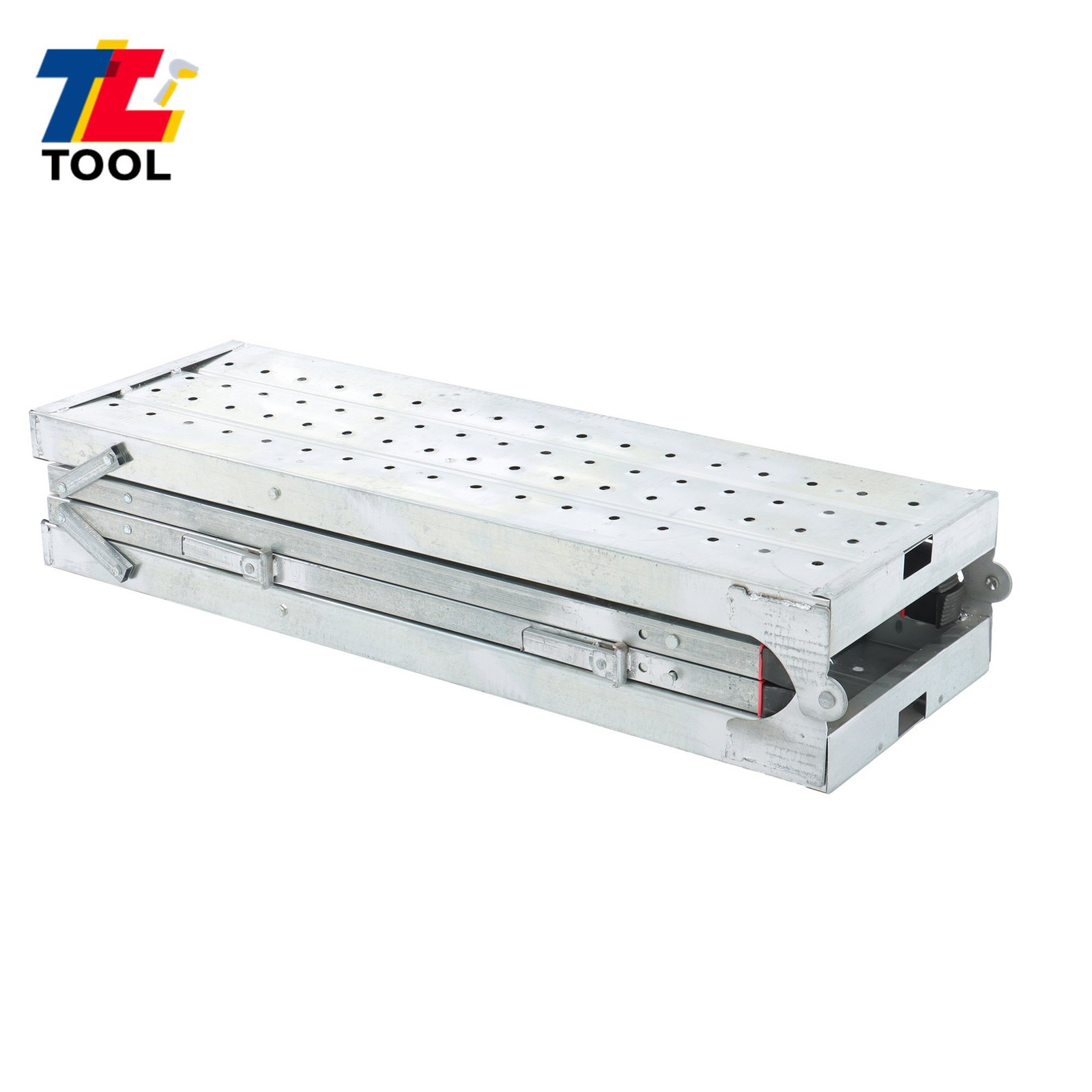 1.8m Portable Folding Adjustable Scaffolding Work Platform Aluminum Alloy