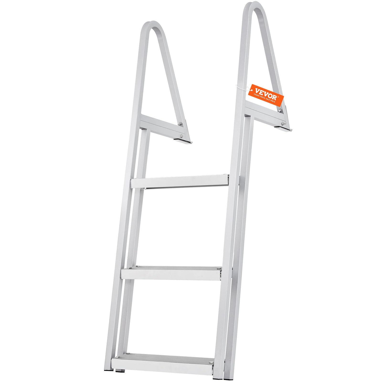VEVOR Removable Dock Ladder 3 Steps, 350 lbs Load Capacity, 3 Step, New