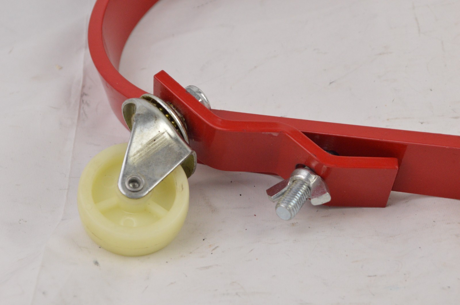 Qualcraft 2481 Steel Ladder Hook Red Powder Coated Weather Resistant Single OEM