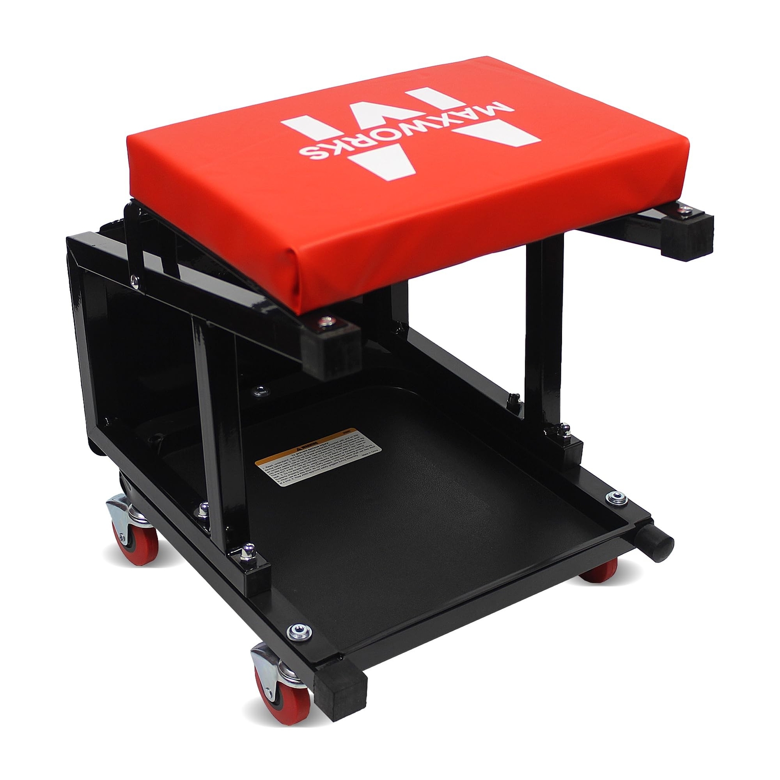 MaxWorks 50880 Garage Creeper Seat and Stool Combo, Workshop Seat with 300 Lb…