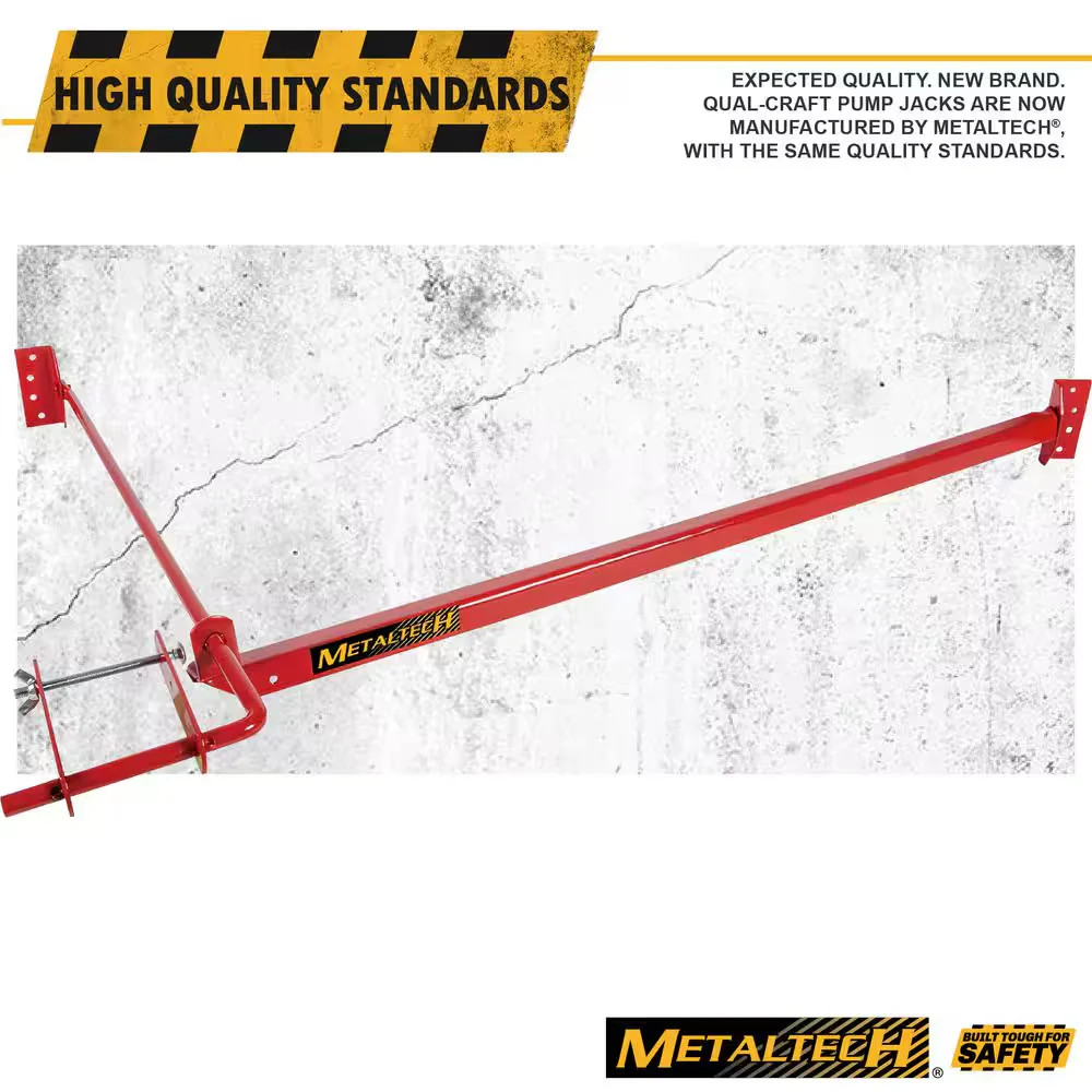 Steel Pump Jack Brace for Portable Scaffolding System 37-1/4 x 34 in.