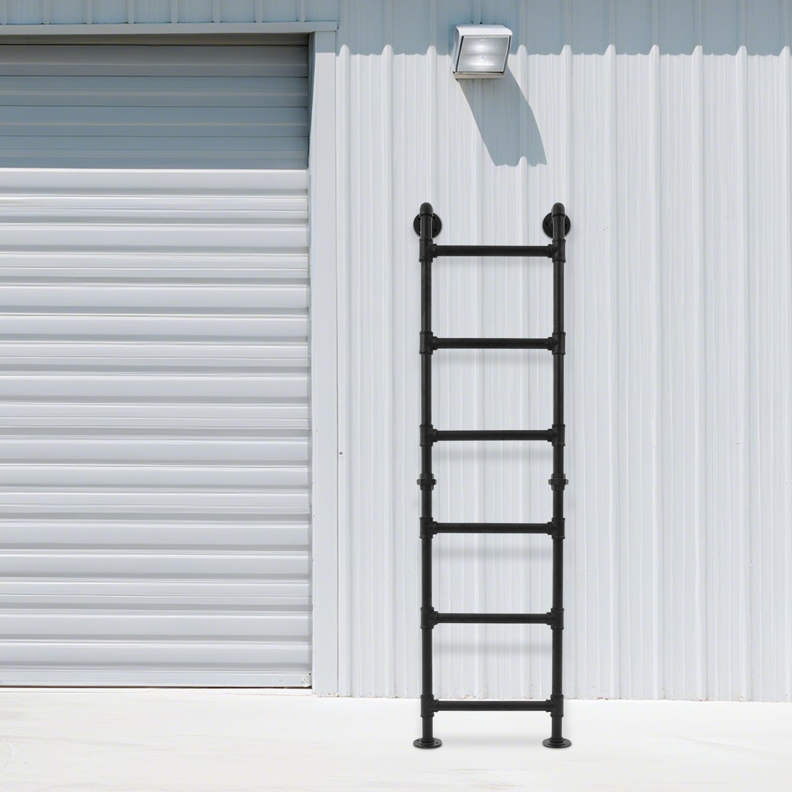 Metal Step Ladder Attic Loft Metal Wall Mounted Bed Ladder Window Well Ladder