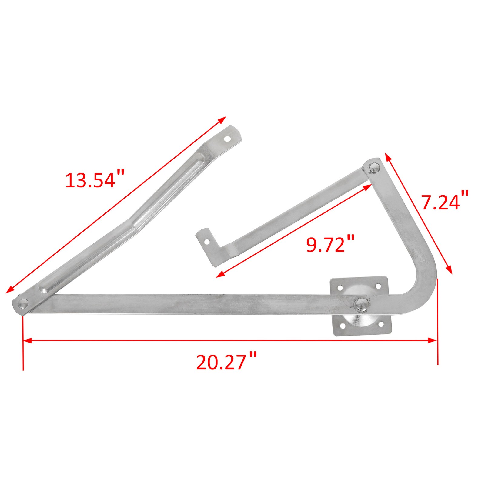 Pair Attic Ladder Hinge Arms For Werner Mk 5, WU2210, W2208, W2210 2010-UP