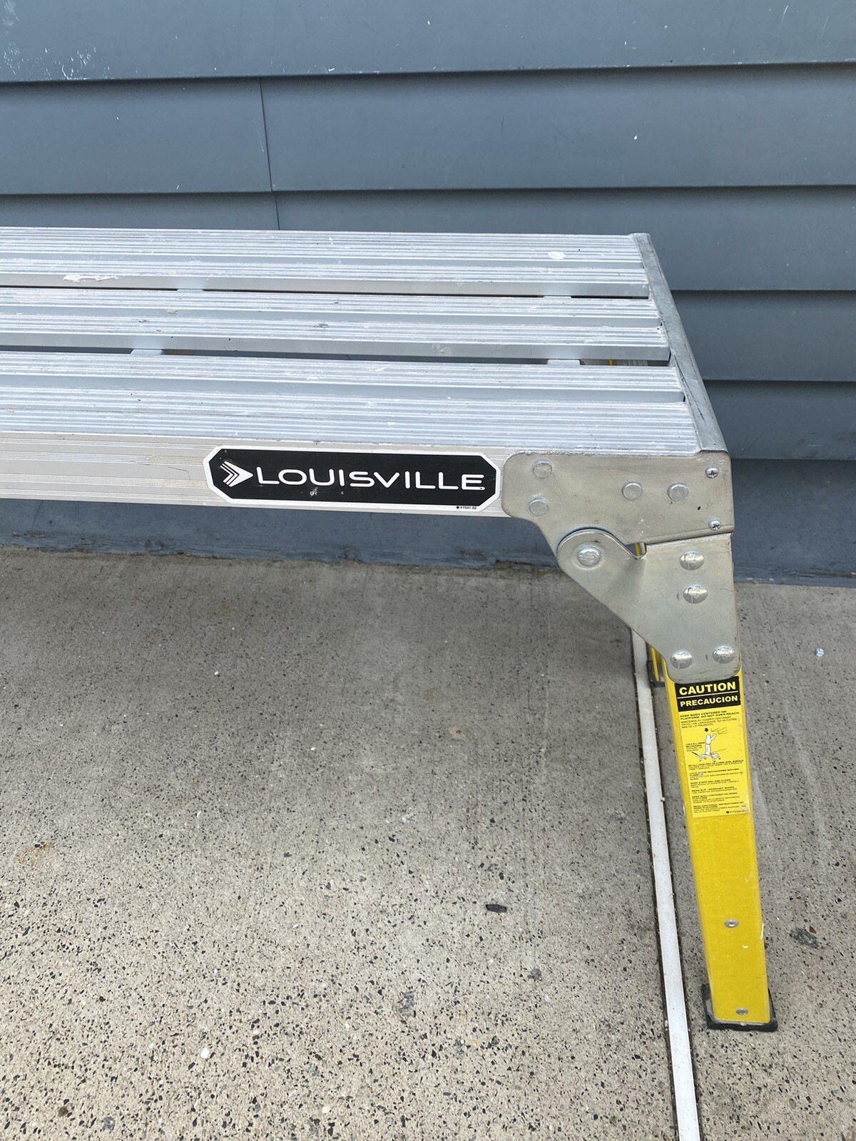 Louisville L-3042-03 Portable Fold-Up Work Platform 37″ by 12″ 3 foot folding