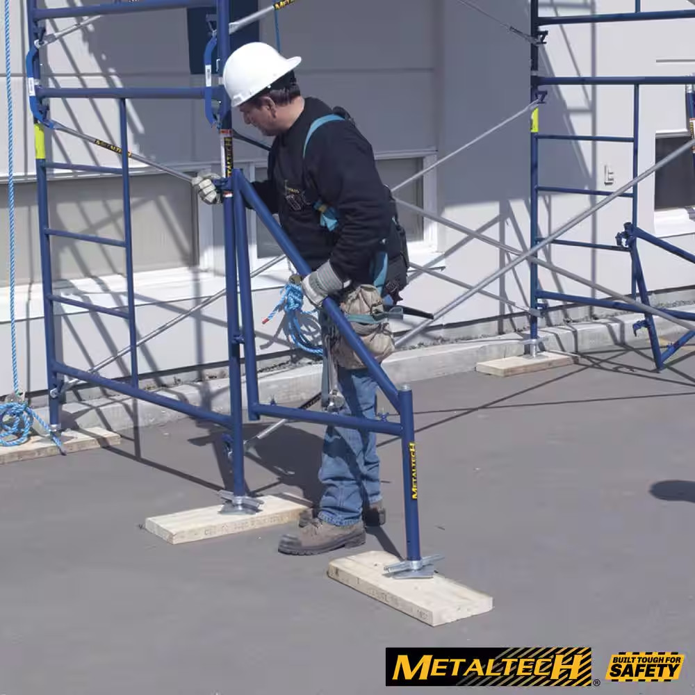 32-In. Steel Scaffolding Outrigger for Mason Frame Scaffold Towers to Safely Ext