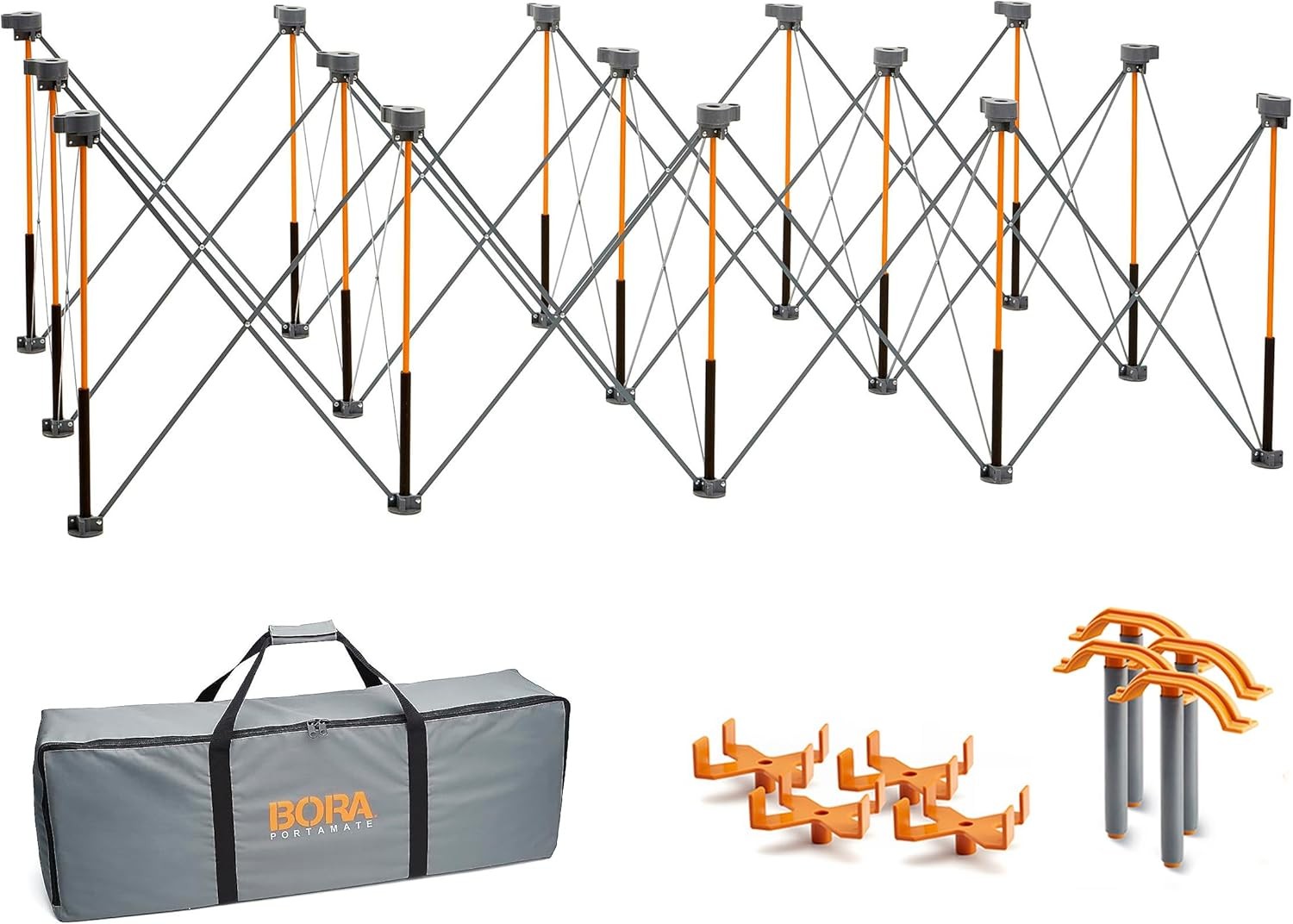 Centipede 2 ft. L x 4 ft. W x 2.5 ft. H Folding Work Table Steel 1500 lb.