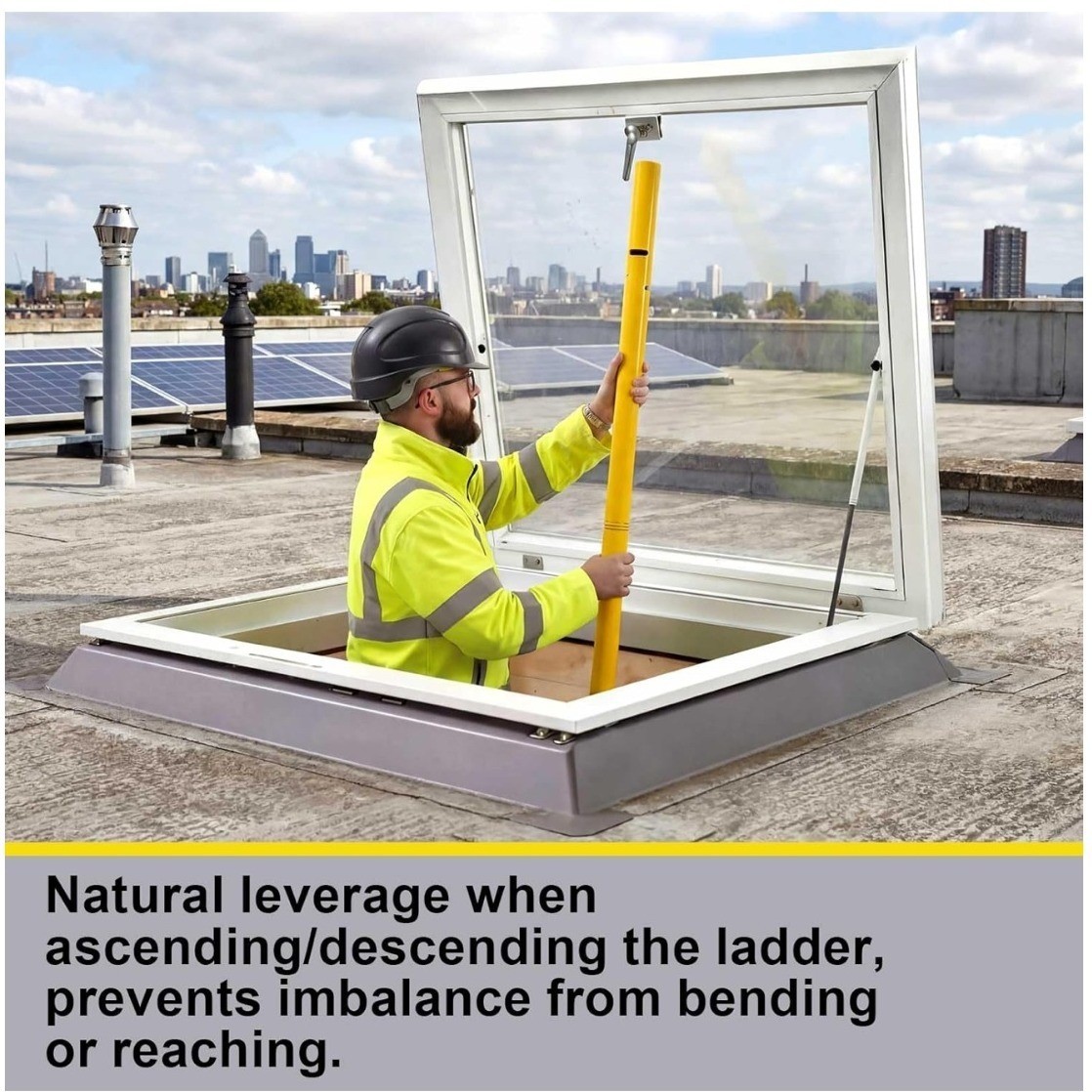 Roof Hatches Ladder Safety Post | Roof Top Safety Hatch Safety Post